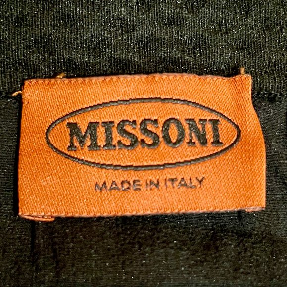 ⭐️SALE: $2235 Orange Label MISSONI Metallic Geometric Knit Skirt Size 6 - Picture 8 of 14